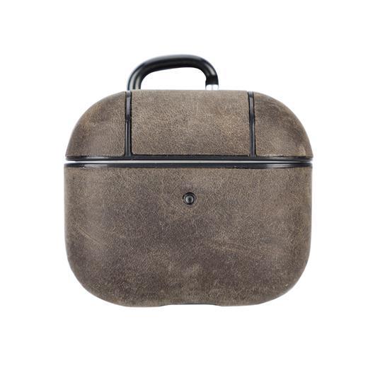 Apple Airpods 3.Nesil Uyumlu Deri Kılıf Juni Ro6 Kahve