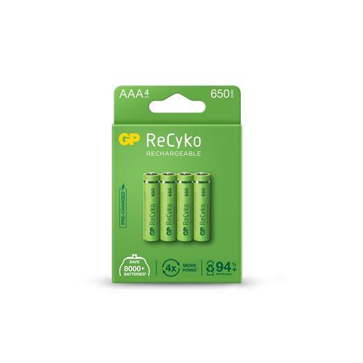 Gp Aaa 650 Mah Şarjlı İnce Kalem Pil 4Lü Paket Gp65Aaahcem-2Gbr4