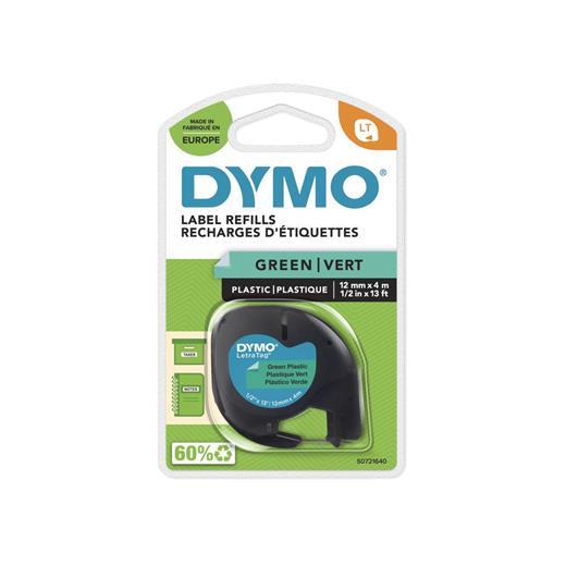 Dymo 91204 Letratag Plastik Şerit 12X4Mt Yeşil