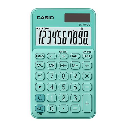 Casio Sl-310Uc-Gn Cep Tipi 10 Hane Yeşil Hesap Makinesi