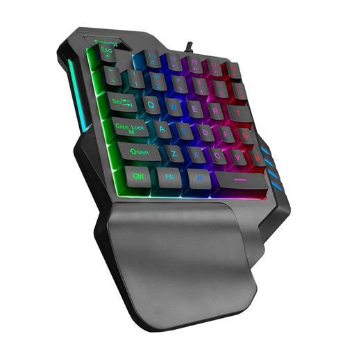 Everest Kb-R177 Salvo Siyah Usb Led Işıklı Q 35 Tuşlu Multimedya Mini Gaming Oyuncu Klavyes