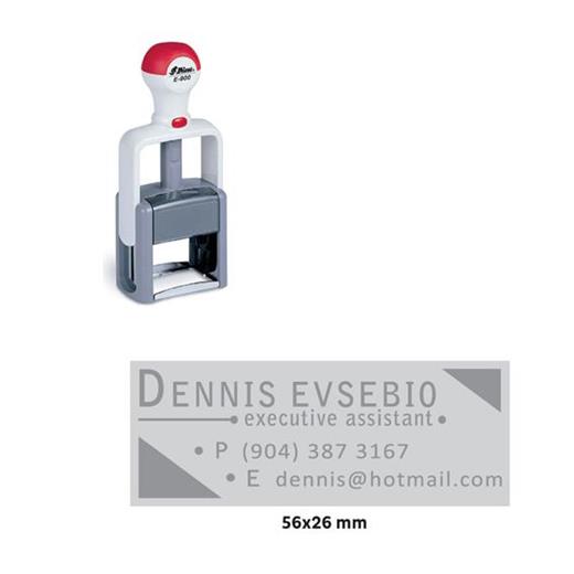 Shıny E-904 Siyah Kasa Siyah Ped 56X26Mm