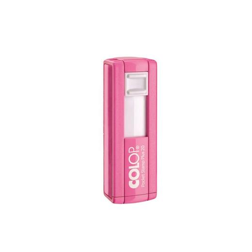 Colop Cep20 Kaşe Pembe Kasa Siyah Keçe - 14X38Mm