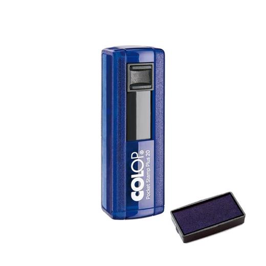Colop Cep20 Kaşe Mavi Kasa Mavi Keçe - 14X38Mm