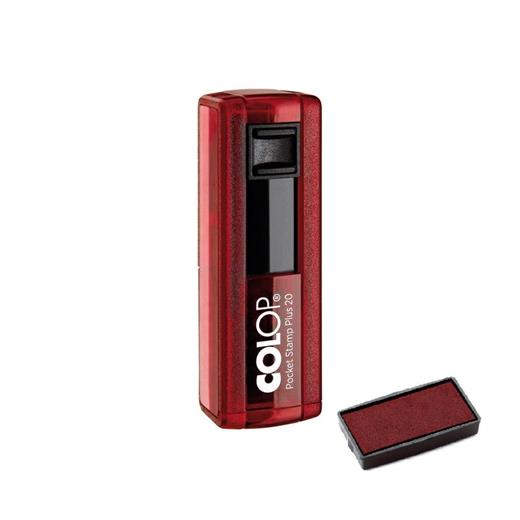 Colop Cep20 Kaşe Kırmızı Kasa Kırmızı Keçe - 14X38Mm
