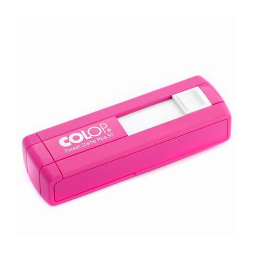 Colop Cep30 Kaşe Pembe Kasa Siyah Keçe - 18X47Mm
