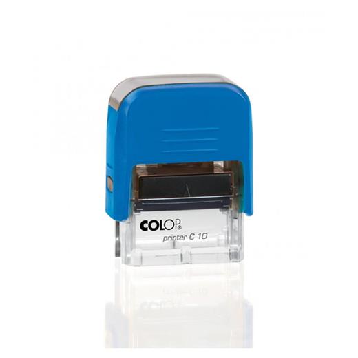 Colop Prınter C10 Mavi Kasa Siyah Keçe - 10X27Mm