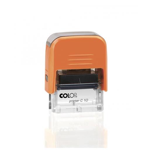 Colop Prınter C10 Turuncu Kasa Siyah Keçe - 10X27Mm