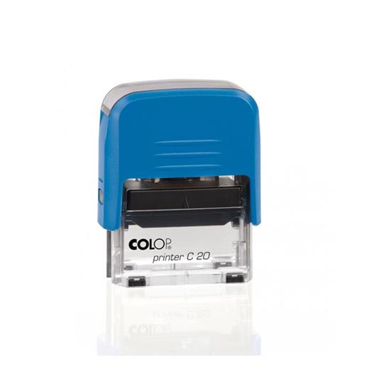 Colop Prınter C20 Mavi Kasa Siyah Keçe - 14X38Mm