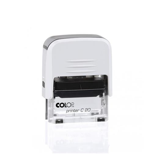 Colop Prınter C20 Beyaz Kasa Siyah Keçe - 14X38Mm