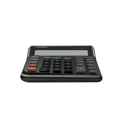 Casio De-12E-Bk Siyah 12 Hane Masa Üstü Ergonomik Tuşlu Hesap Makinesi