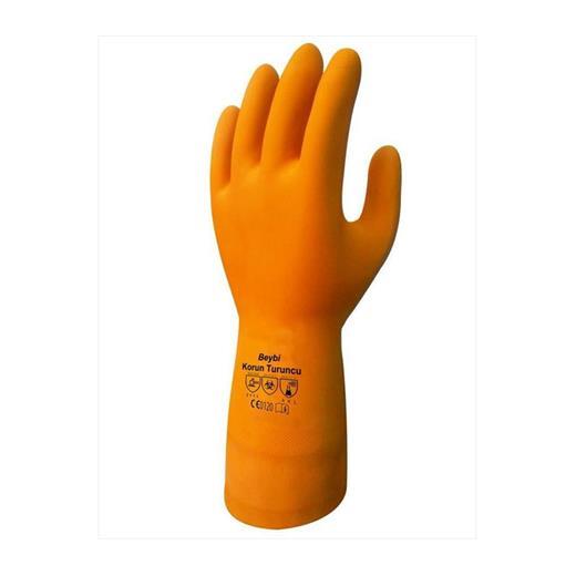 Beybi Ntl-33 10 Beden 10Lu Korun Yeşil Nitril Kimyasal Eldiven