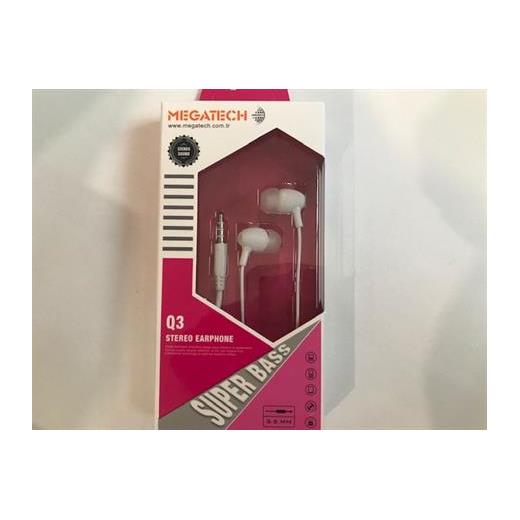 Megatech Qg-03 Beyaz Mikrofonlu Kulaklık