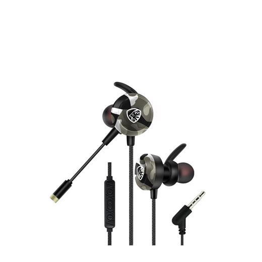 Hytech Hy-Gk4 3,5 Oyuncu Esnek Mikrofonlu Kamuflaj Kulakiçi Kulaklık