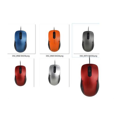Everest Sm-258 Usb Kırmızı 1200Dpi Optik Kablolu Mouse