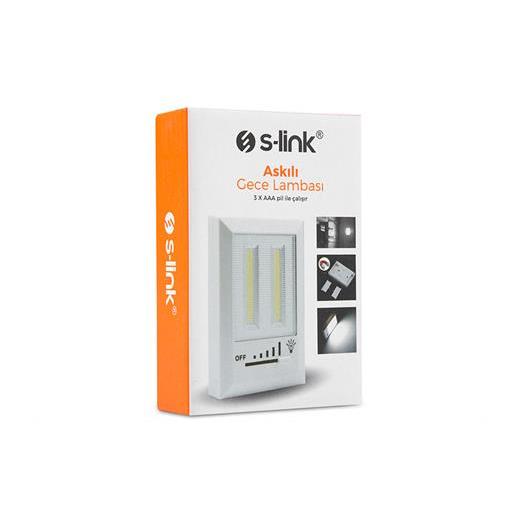 S-Link Sl-8700 Kademe Ayarlı Led 3-Aaa Pilli Gece Lambası