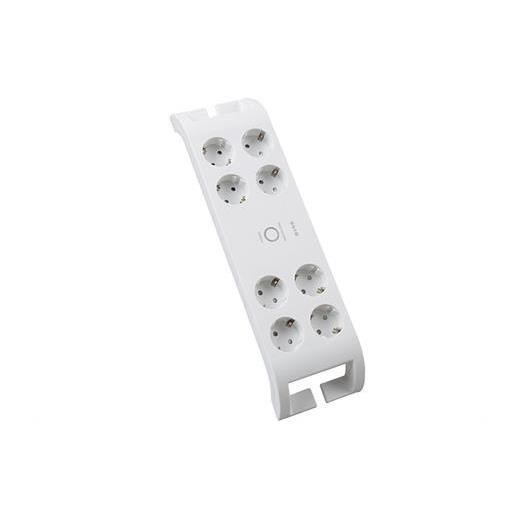 S-Link Spg3080 2M 3G1.5Mm2 900 Joule 8Li Akım Korumalı Beyaz Priz