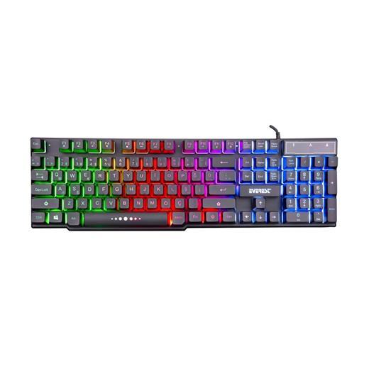 Everest Kb-X88 Blast Siyah Usb Gökkuşağı Aydınlatmalı Q Oyuncu Klavyesi