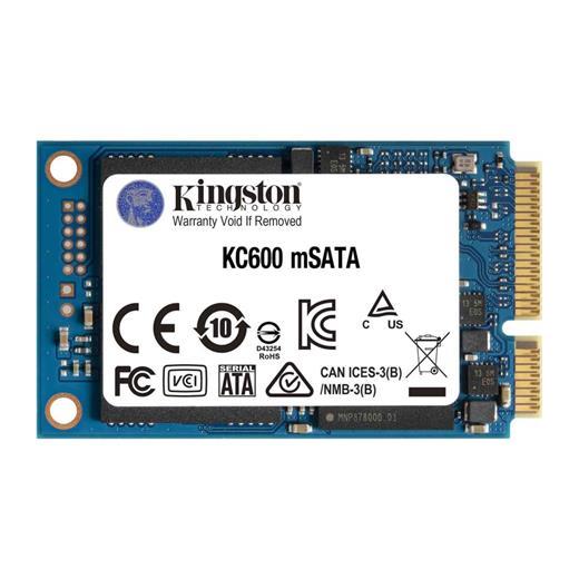 Kingston 256Gb Kc600 550-500Mb-S Msata Ssd Skc600Ms-256G Harddisk