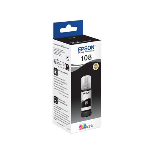 Epson T09C1 108 Black Siyah Şişe Mürekkep T09C14A L18050-L8050