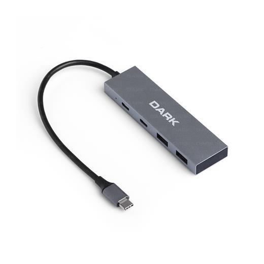 Dark Dk-Ac-Usb312C 4 Port Usb Type-C Hub 2X Usb3.0 Type-A & 2X Usb3.1 Type -C