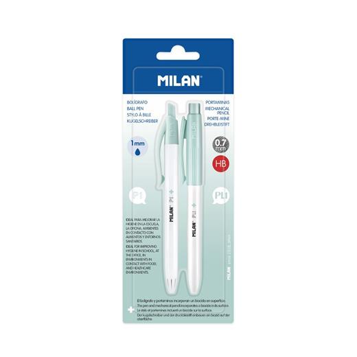 Mılan Bwm10447Ibg P1 Mavi Antibakteriyel Tükenmez + Pl1 0,7Mm Versatil Kalem