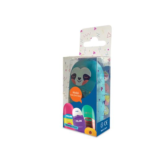 Mılan 4701116Cd Capsule Cuddle Kalemtraş-Silgi Blister