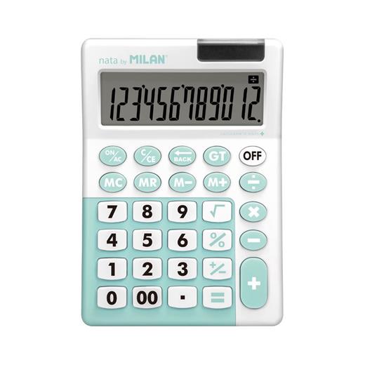 Mılan 151812Ibggrbl Turkuaz 12 Haneli Hesap Makinesi