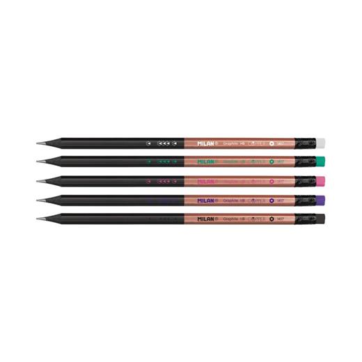 Mılan 71421724 Graphıte Hb Copper Silgili Kurşun Kalem - 24Adet