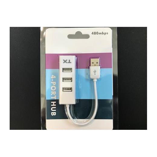 Tx Acusb24W 4Port Usb Hub Beyaz 2.0 480Mbps  (0,11Cm Kablo Uzunluğu)