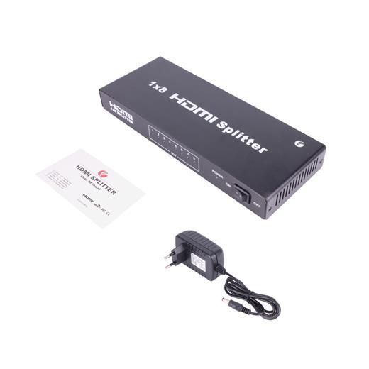 Vcom Dd418A 1-8 Port 1.4V 3D Metal Hdmi Splitter