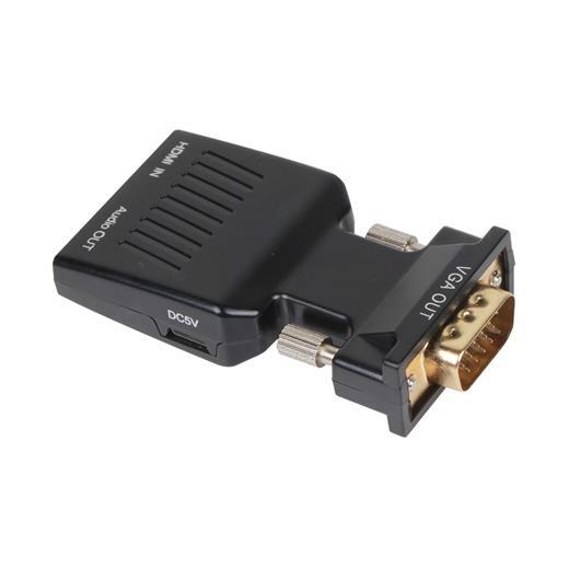 Vcom Ca336A Siyah Vga Erkek To Hdmi Dişi Dönüştürücü