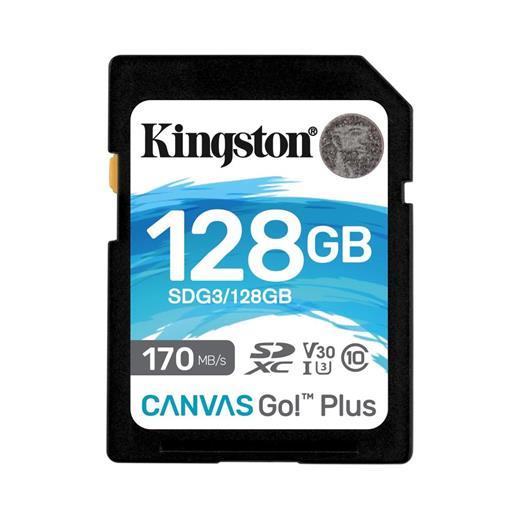 Kingston Sdg3-128Gb 128Gb Sdxc Canvas Go Plus 170R C10 Uhs-I U3 V30 Hafıza Kartı