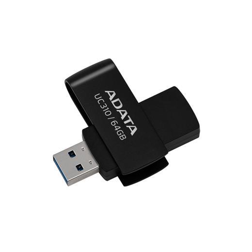 Adata Uc310-64Gb 64Gb Usb3.2 Gen1 Black Flash Bellek