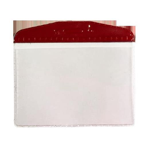 Mapi Pvc Kart Poşetleri (Oval) Kırmızı Şeritli 100Lü Paket