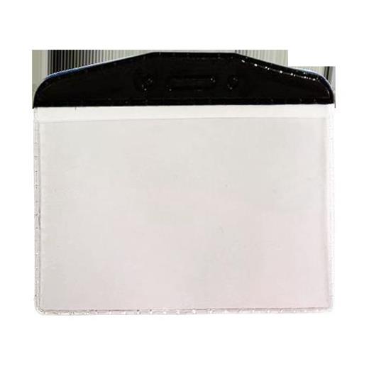 Mapi Pvc Kart Poşetleri (Oval) Siyah Şeritli 100Lü Paket