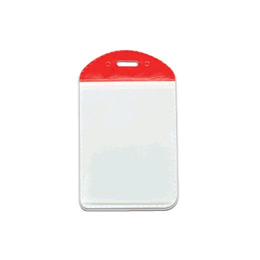 Mapi Pvc Kart Poşetleri (Dikey) Kırmızı Şeritli100Lü Paket