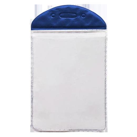 Mapi Pvc Kart Poşetleri (Dikey) Mavi Şeritli 100Lü Paket