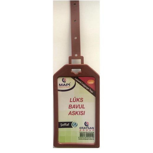 Mapi Lüks Bavul Askısı (Plastik) 45X85 Kahve Tekli