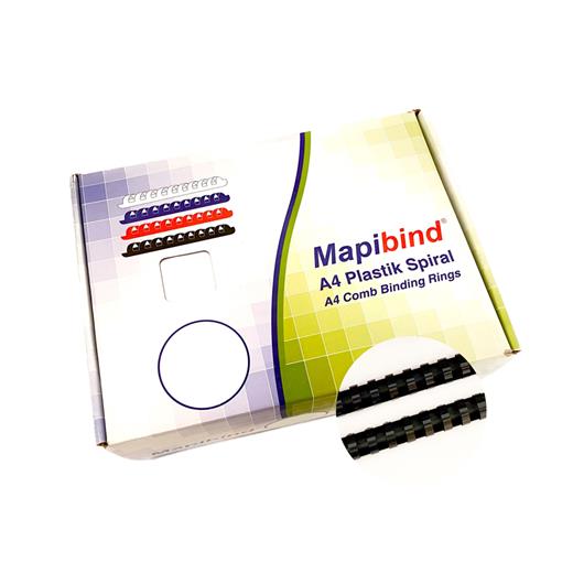 Mapibind 32Mm Plastik Spiral Siyah 50 Ad.