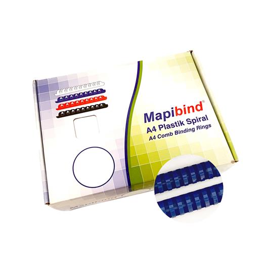 Mapibind 32Mm Plastik Spiral Lacivert 50 Ad.