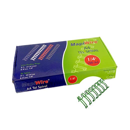 Mapiwire 1/4 Kutu Tel Yeşil 100 Ad.