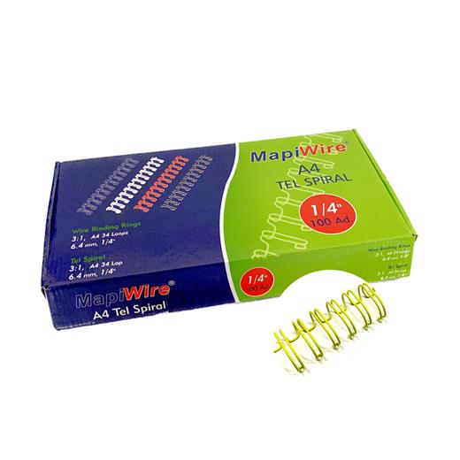 Mapiwire 1/4 Kutu Tel Sarı 100 Ad.