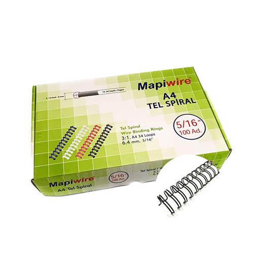 Mapiwire 5/16 Kutu Tel Siyah 100 Ad.