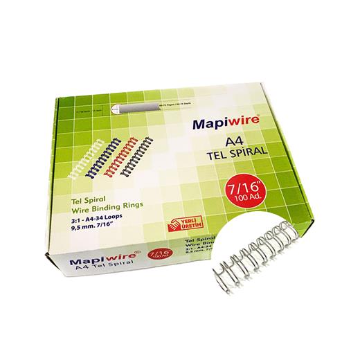 Mapiwire 7/16 Kutu Tel Transparan 100 Ad.