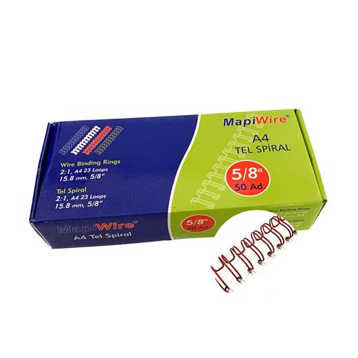 Mapiwire 5/8 Kutu Tel Kırmızı 50 Ad.