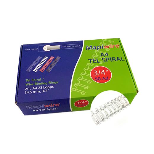 Mapiwire 3/4 Kutu Tel Beyaz 50 Ad.