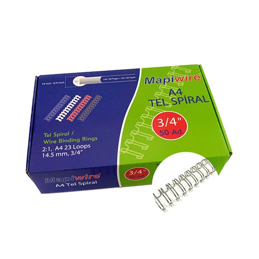 Mapiwire 3/4 Kutu Tel Transparan 50 Ad.