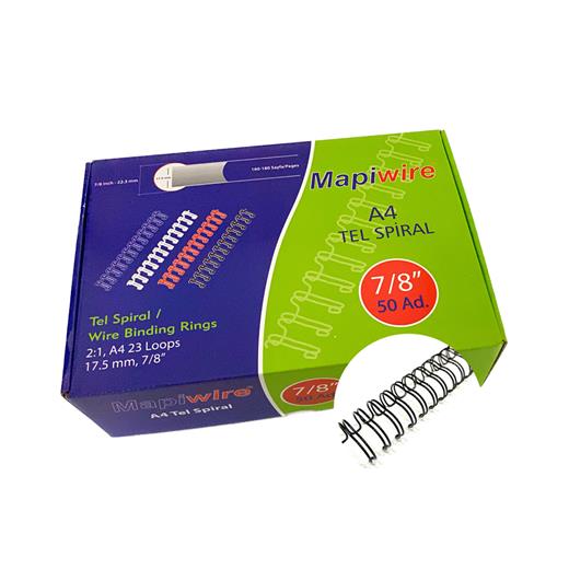 Mapiwire 7/8 Kutu Tel Siyah 50 Ad.