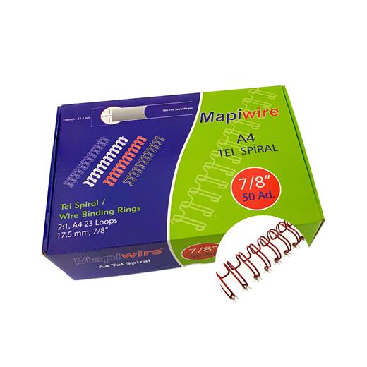 Mapiwire 7/8 Kutu Tel Kırmızı 50 Ad.